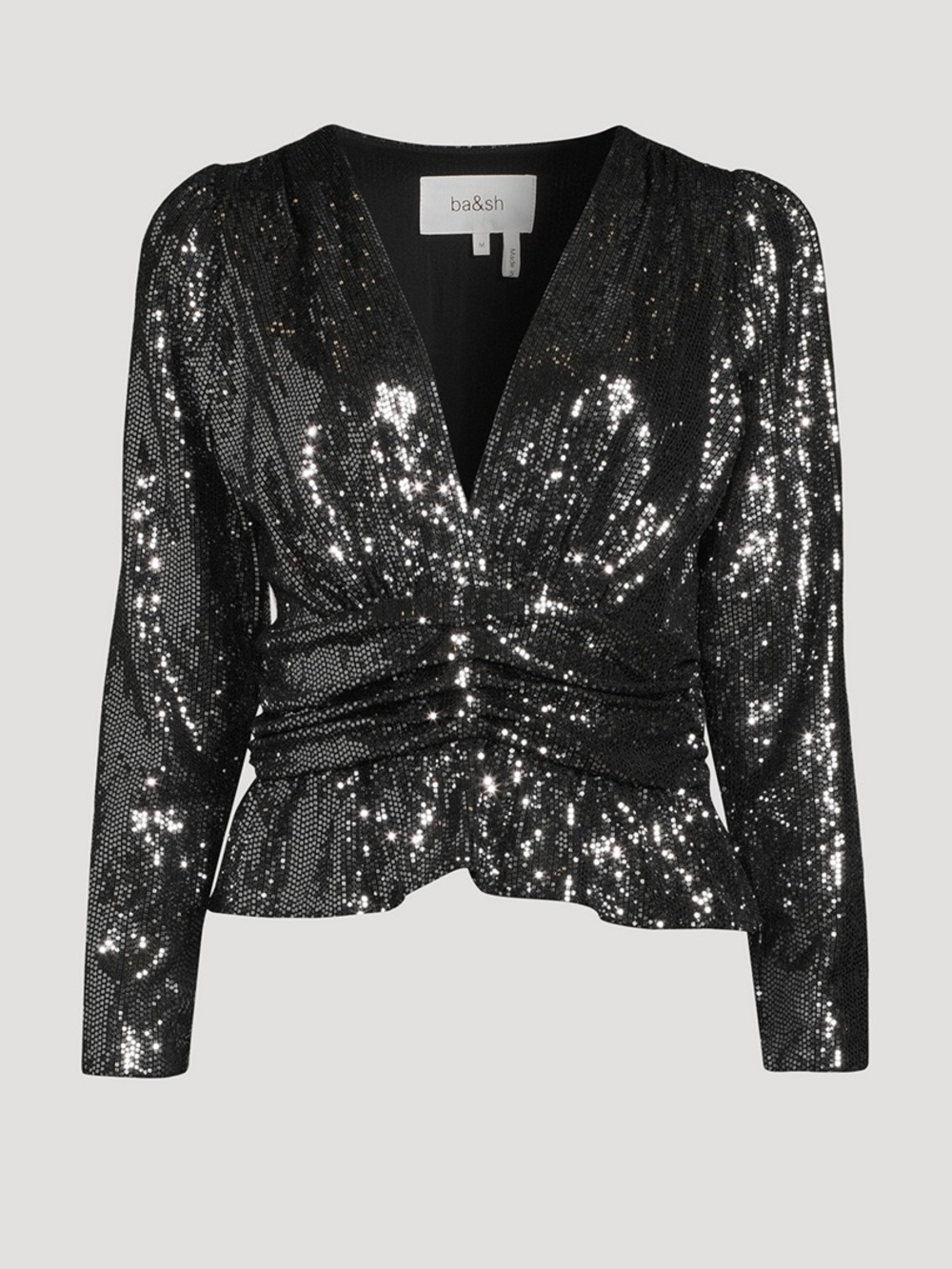 Mae Embellished Ruffle Top Ba&sh